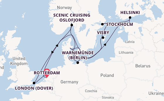 Norway from Rotterdam, The Netherlands with the Nieuw Statendam