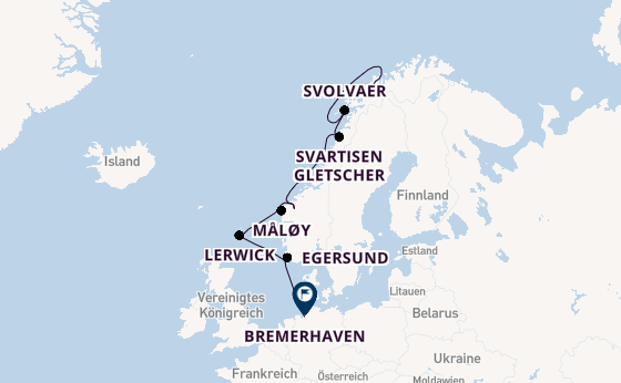 Norwegen ab Tromsø, Norwegen auf der HANSEATIC nature