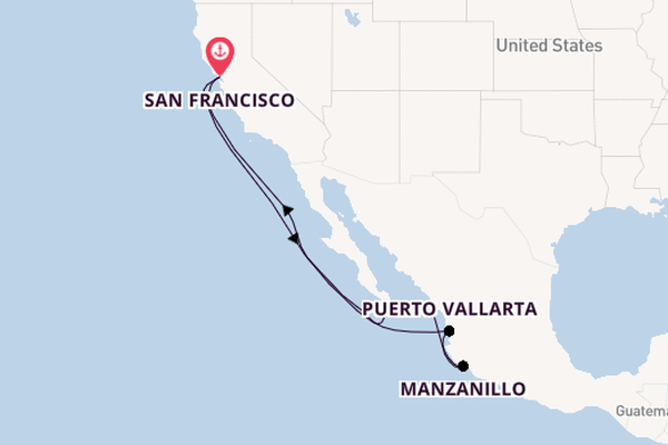 Mexican Riviera from San Francisco, California with the Ruby Princess