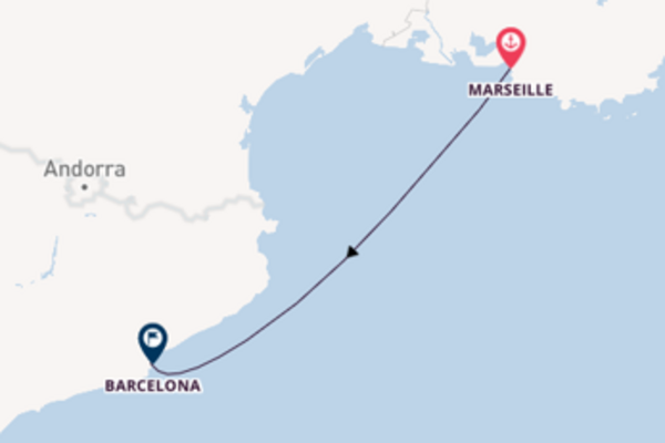 2daagse reis aan boord van de Costa Smeralda