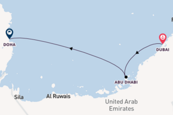 Abu Dhabi ervaren met de Mein Schiff 4