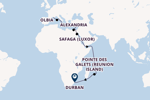 Mediterranean from Marseille, France with the MSC Sinfonia