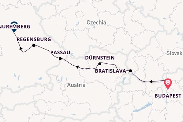 Danube River, Europe from Budapest, Hungary with the AmaBella