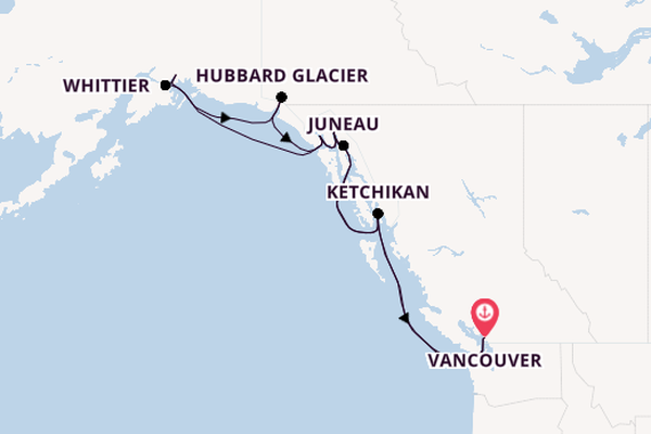 Alaska & West Canada from Vancouver, Canada with the Nieuw Amsterdam