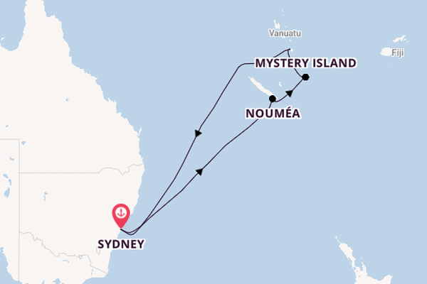 South Pacific from Sydney, Australia with the Anthem of the Seas