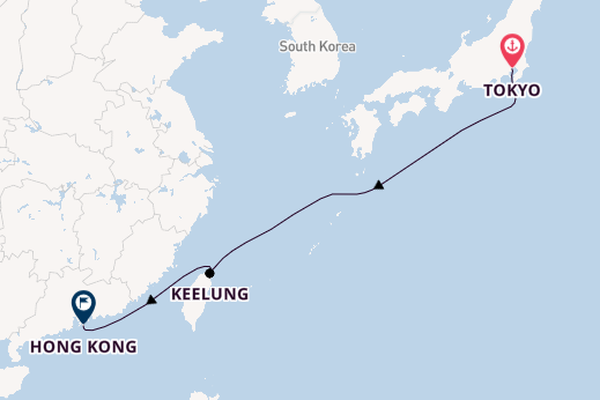 East Asia from Tokyo, Japan with the Costa Serena