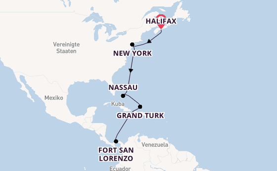 Karibik ab Halifax, Kanada auf der HANSEATIC inspiration