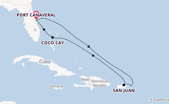Caribbean vanaf Port Canaveral, Verenigde Staten met de Harmony of the Seas®