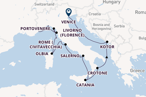 Western Mediterranean from Nice, France with the Azamara Quest