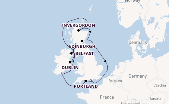 United Kingdom from Southampton, England with the Norwegian Star