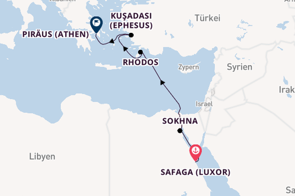 Afrika ab Safaga (Luxor), Ägypten auf der EXPLORA II