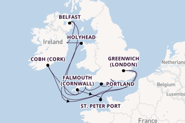 United Kingdom from Southampton (London), England, United Kingdom with the Silver Dawn