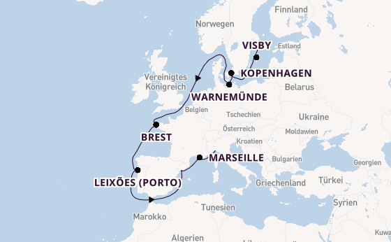 Westliches Mittelmeer ab Stockholm, Schweden auf der MSC Magnifica