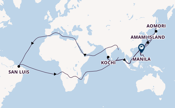 Transpacific from Otaru, Japan with the Silver Cloud