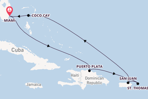 Cruise met Royal Caribbean naar Puerto Plata