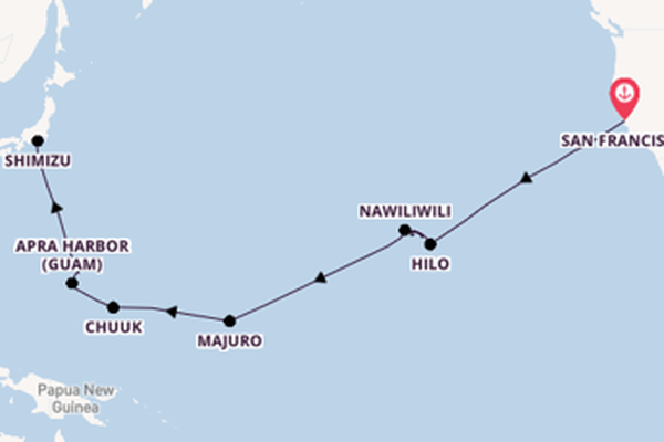 31-daagse reis naar Yokohama (Tokio)