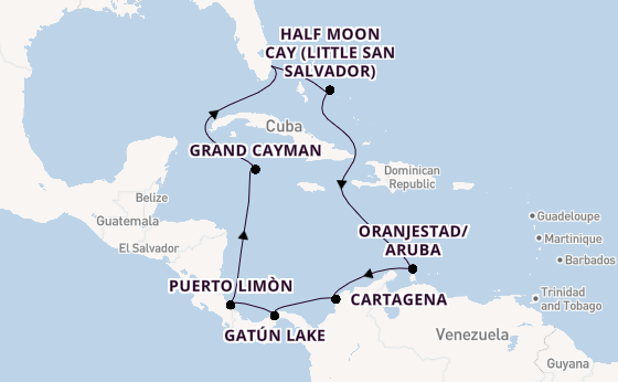 Caribbean from Fort Lauderdale (Port Everglades), Florida, USA with the Nieuw Amsterdam