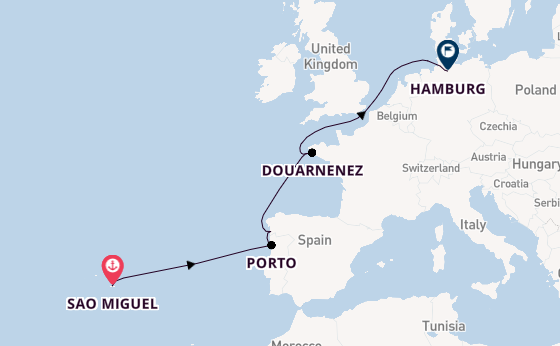 Portugal from Sao Miguel, Portugal with the HANSEATIC nature