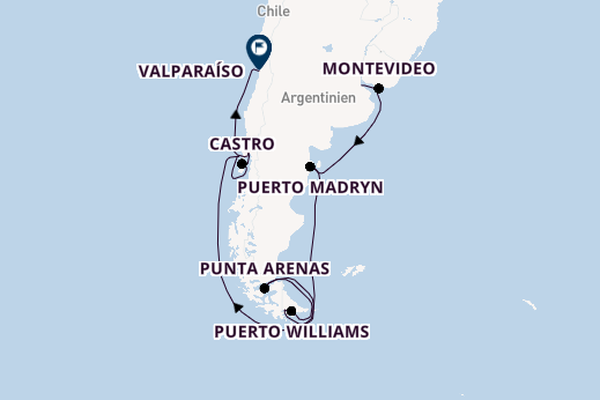 Südamerika ab Buenos Aires, Argentinien auf der Amadea