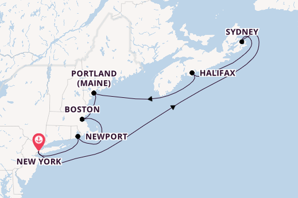 USA Ostküste ab New York auf der Norwegian Escape