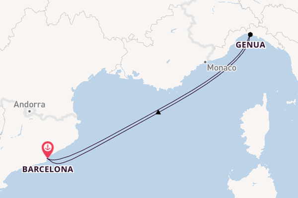 Westliches Mittelmeer ab Barcelona, Spanien auf der MSC Magnifica