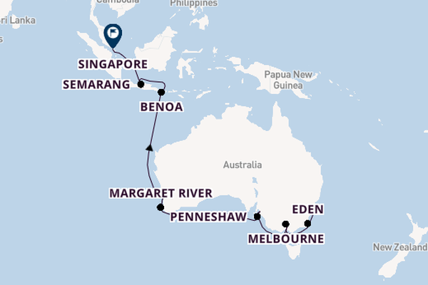 Australia from Sydney, Australia with the Azamara Onward