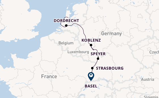 Rhine River, Europe from Amsterdam, Netherlands with the Viking Vali