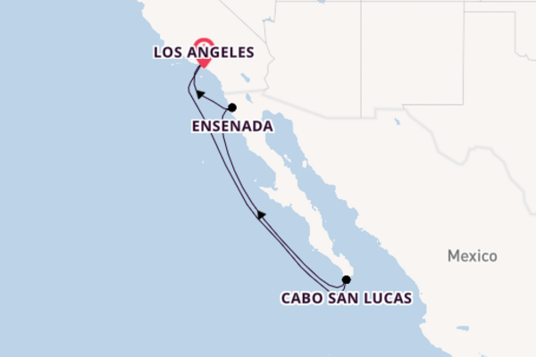 Cruise in 7 dagen naar Los Angeles met Carnival Cruise Line