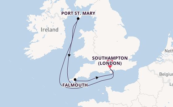 England from Southampton, England with the Balmoral