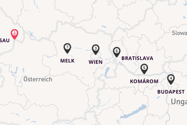 Donau ab Passau auf der VIVA TWO