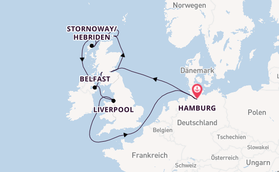 MSC Preziosa - Edinburgh, Orkneys & Irische Momente