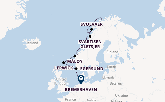 Noorwegen vanaf Tromsø, Noorwegen met de HANSEATIC nature