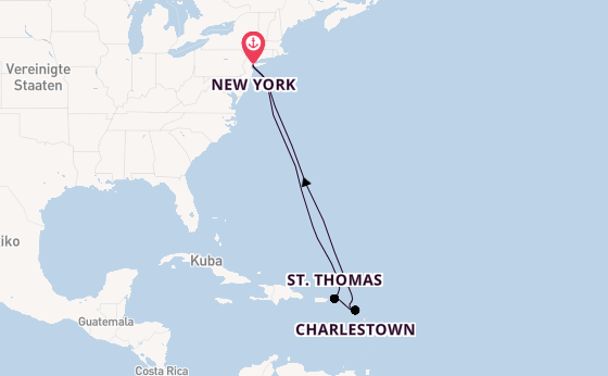 Karibik ab New York auf der Queen Mary 2