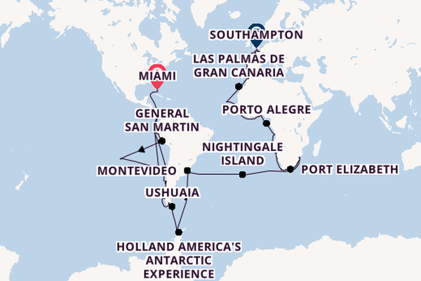 Transatlantic from Miami, Florida with the Seabourn Quest