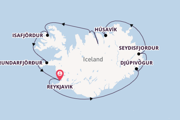 Glorious expedition from Reykjavik with Regent Seven Seas Cruises