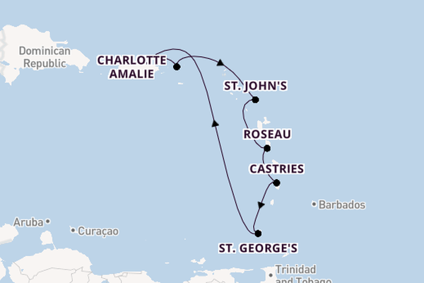 Caribbean from San Juan, Puerto Rico with the Celebrity Constellation