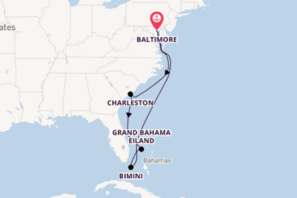 9daagse cruise naar Port Canaveral