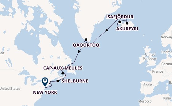 Transatlantic from Reykjavik, Iceland with the Seabourn Ovation 