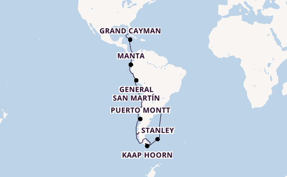 Zuid-Amerika vanaf Buenos Aires, Argentinië met de Nieuw Amsterdam