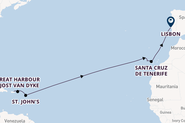 Caribbean from San Juan, Puerto Rico with the Silver Shadow