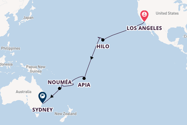 Hawaii & South Pacific Crossing