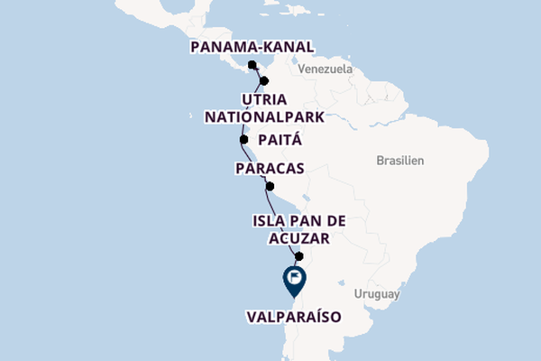 Südamerika ab Colón, Panama auf der HANSEATIC inspiration
