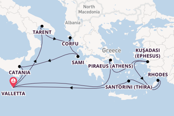 Mediterranean From Valletta with the Azura