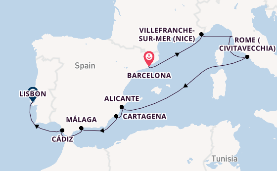Italian and Iberian Radiance: Barcelona to Lisbon 