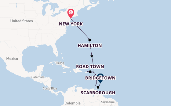 Caribbean vanaf Manhattan, NY met de Azamara Journey