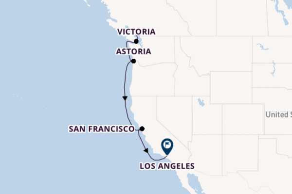 West Coast USA from Vancouver, British Columbia with the Norwegian Encore