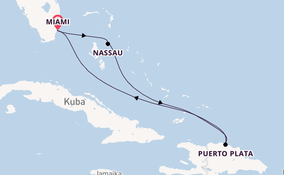 Karibik ab Miami auf der Freedom of the Seas