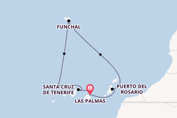 Einzigartige Kreuzfahrt über Funchal ab Las Palmas