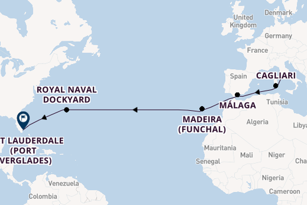 Transatlantic from Rome (Civitavecchia), Italy with the Celebrity Ascent