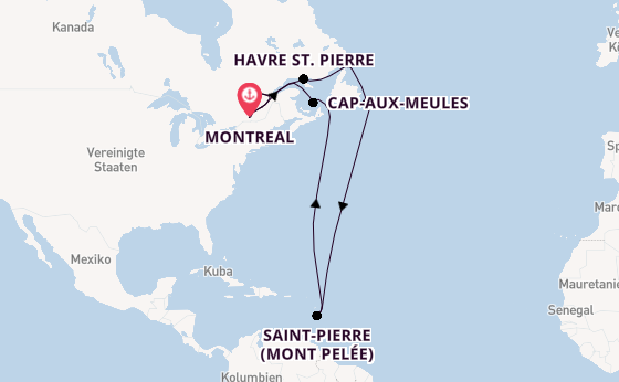 Südliche Karibik ab Montreal, Kanada auf der Seabourn Quest